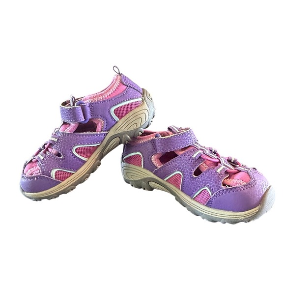 Merrell Hydro H2O Hiker Sandals Kids 8M Purple Pink Excellent Condition - Picture 7 of 9